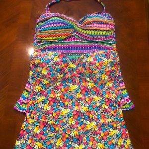2 Anne Cole Tankini Tops Large!